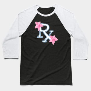 Rx (white colorful background) Baseball T-Shirt